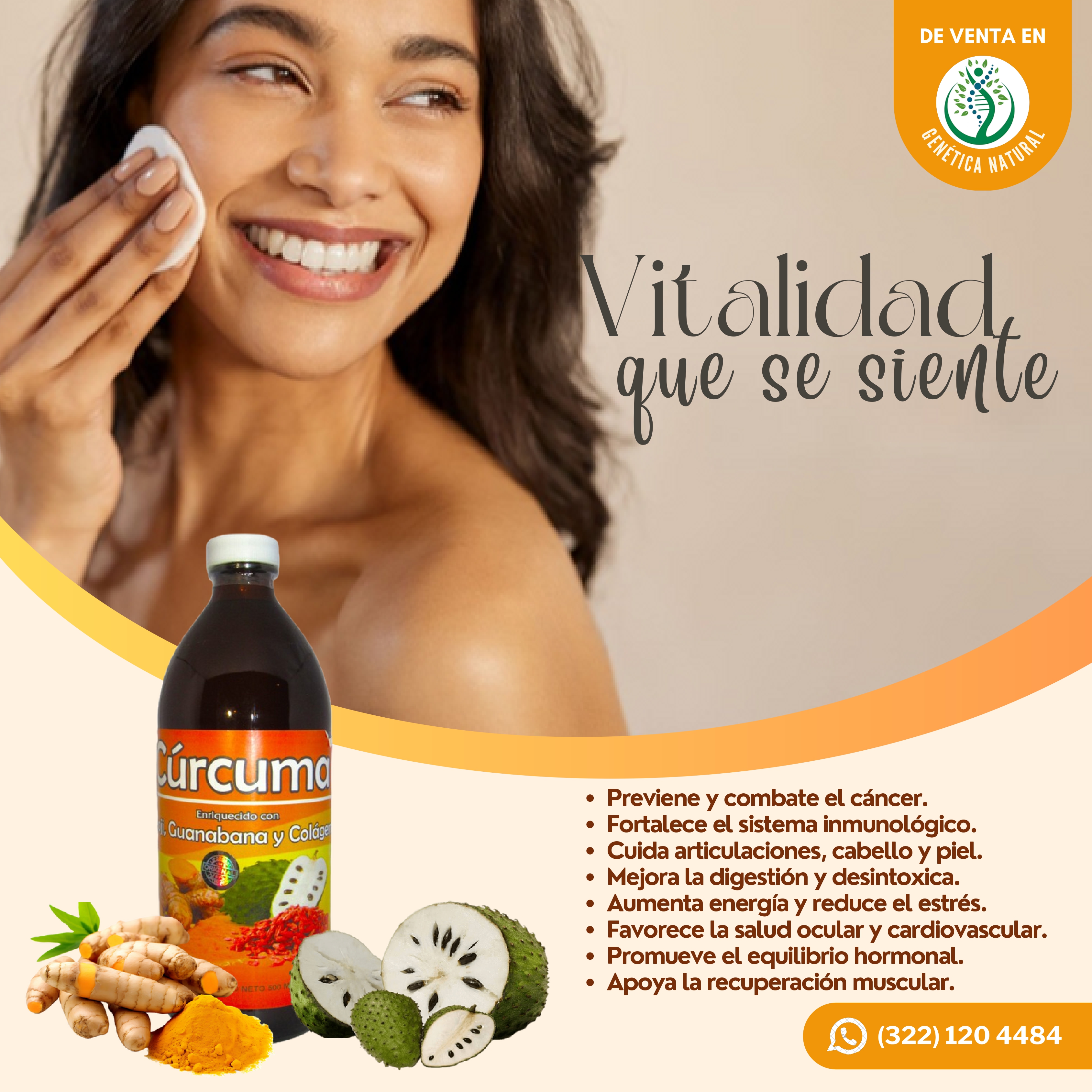 Flyer Publicitario para Genética Natural